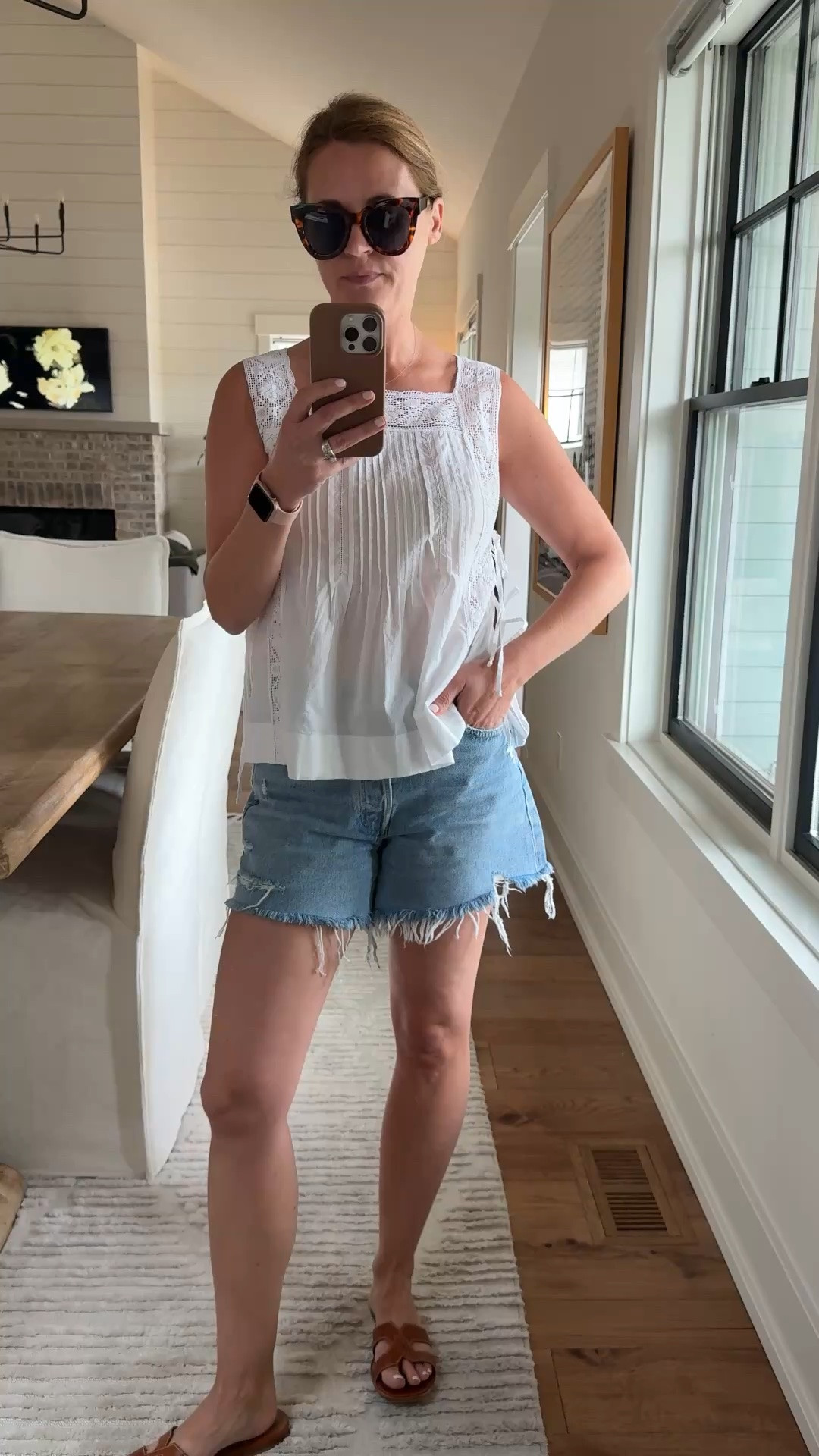 Top size small
Shorts size 25

#LTKdayinmylife #LTKgrwm #LTKootd