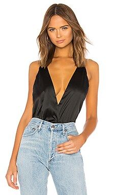 superdown Sage Bodysuit in Black from Revolve.com | Revolve Clothing (Global)