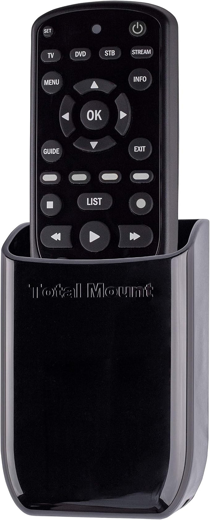 TotalMount Hole-Free Remote Holder – Eliminates Need to Drill Holes in Your Wall (Black, Quanti... | Amazon (US)