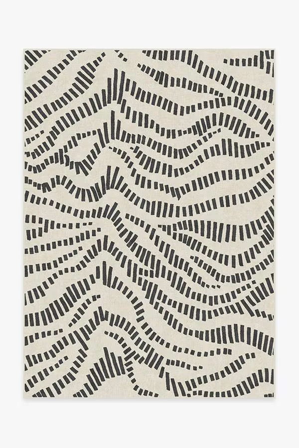 Naila Black Rug | Ruggable