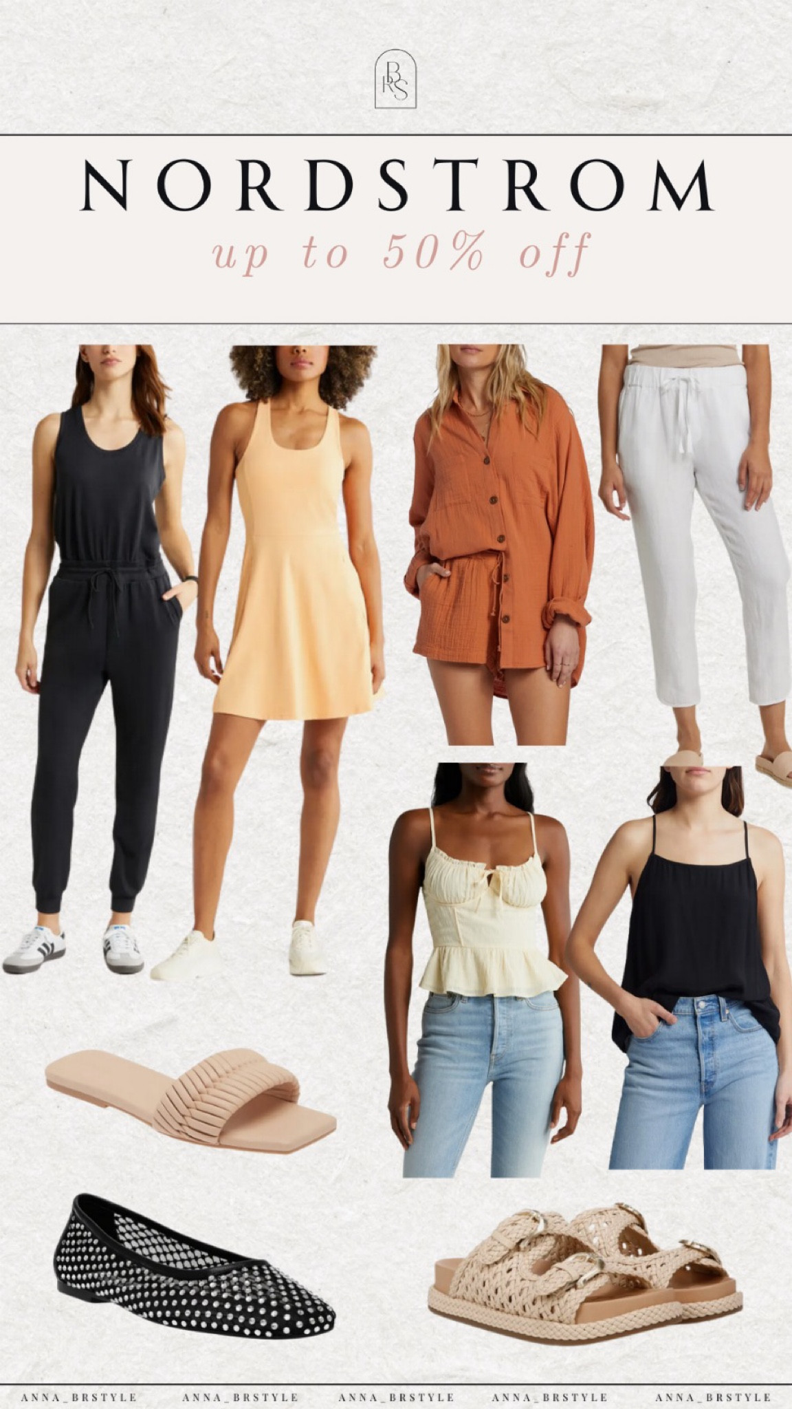 Nordstrom up to 50% off, athleisure, jumpsuit, white pants, summer sandals

#LTKFindsUnder100 #LTKSaleAlert #LTKFindsUnder50