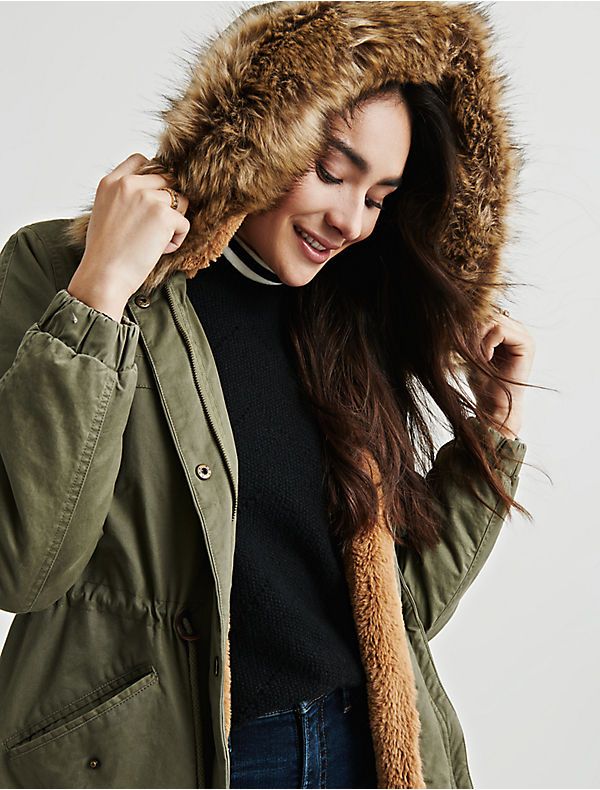 Fur Hooded Parka | Lucky Brand