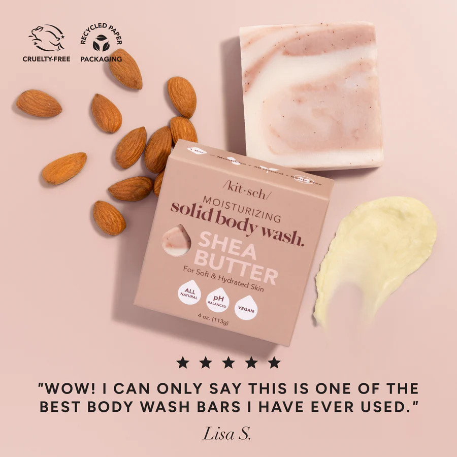 Shea Butter Exfoliating Body Wash | KITSCH | Kitsch