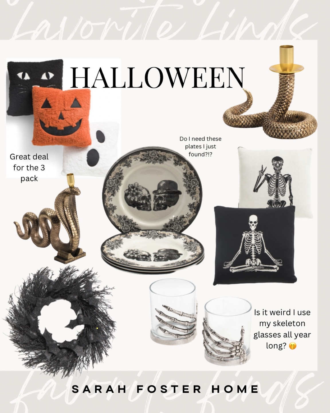My Favorite Glam Halloween Decor so far! 

#LTKSeasonal #LTKhome #LTKsalealert