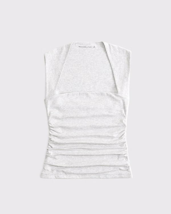 The A&F Ava Bubble Knit Top | Abercrombie & Fitch (US)