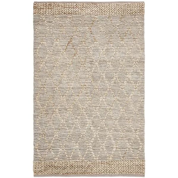 Alderman Geometric Handmade Tufted Jute/Sisal/Cotton Natural Fiber Area Rug | Wayfair North America