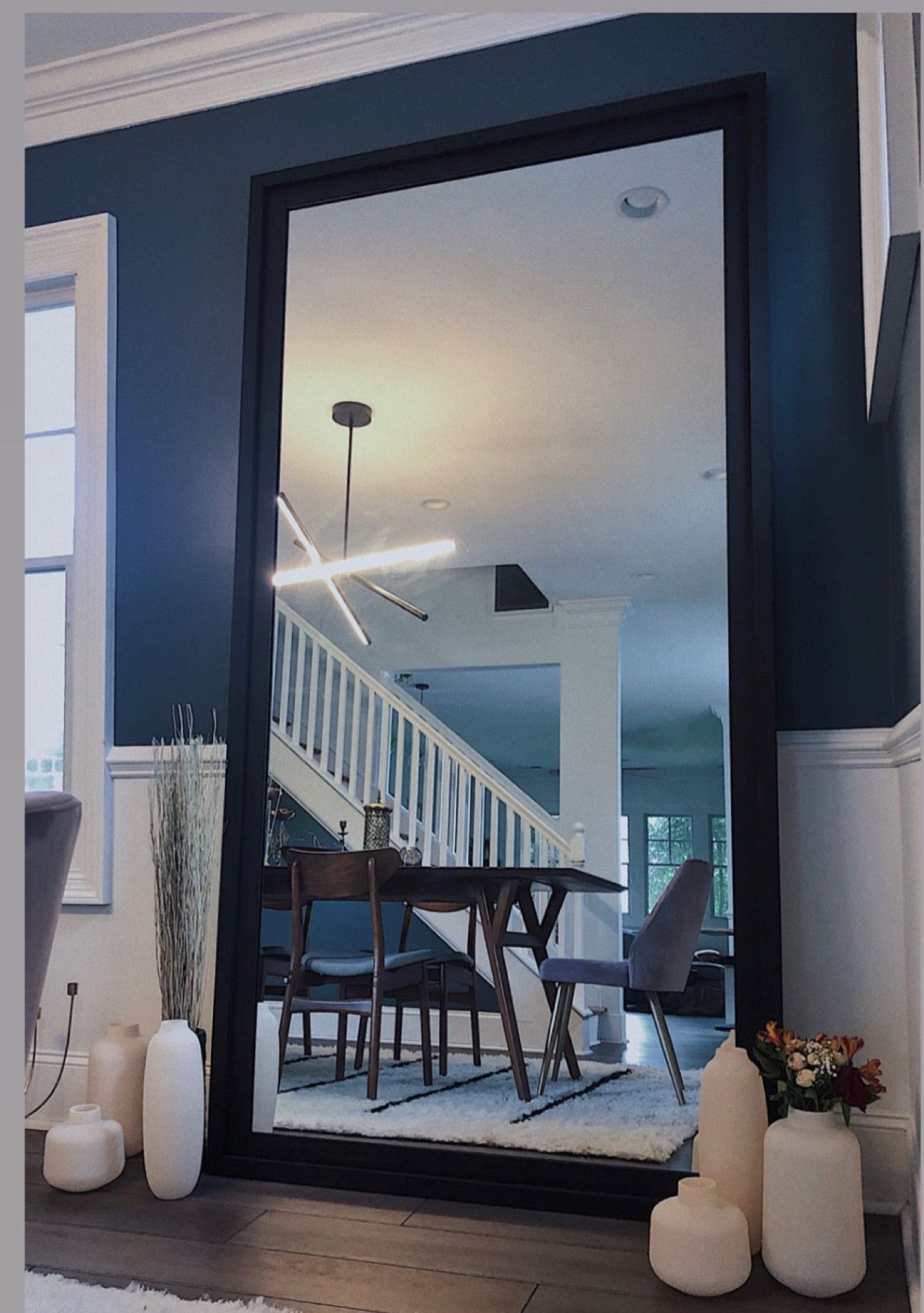 Perfect for your Living Room!

Reflecting on the perks of a large wall mirror: ✨
1. Opens up and brightens the room instantly.
2. Perfect for outfit checks from head to toe.
3. Makes the space feel more spacious.
4. Adds a touch of elegance to your decor. 💫 

#LTKSeasonal #LTKSale #LTKhome
