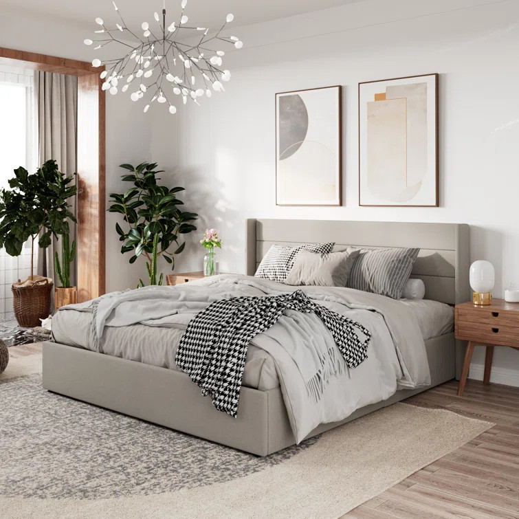 Verdugo Hydraulic Lift Up Storage Upholstered Platform Bed | Wayfair North America