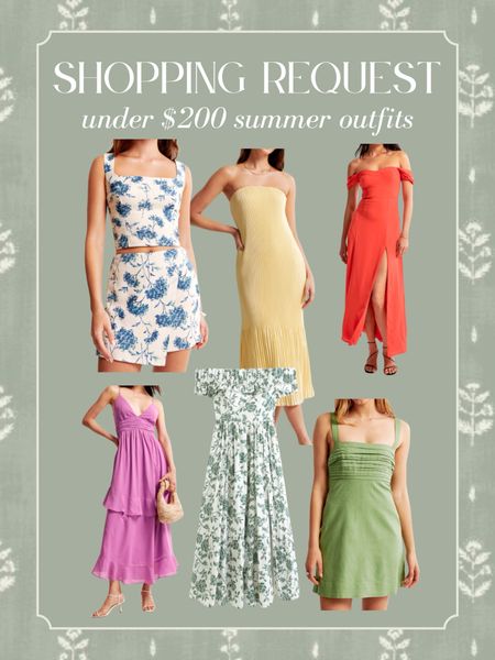 Spring summer outfits under $200 💕💕

#LTKparties #LTKfindsunder100 #LTKwedding