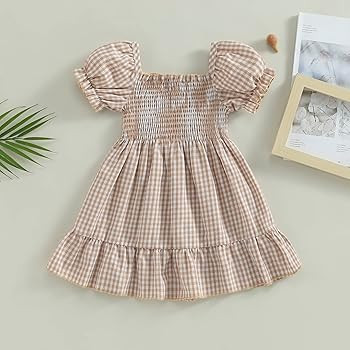 MERSARIPHY Toddler Baby Girl Dress Cotton Linen Baby Dress Sleeveless Sundress Girls Summer Cloth... | Amazon (US)