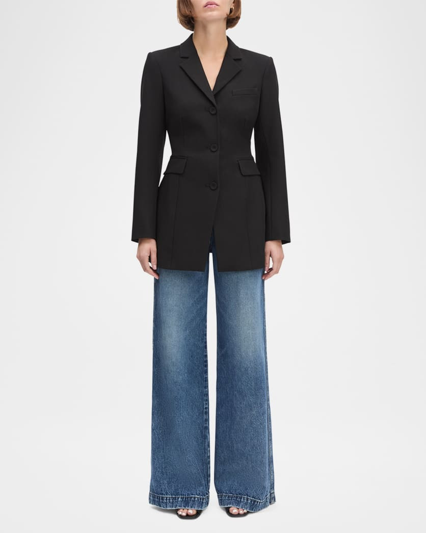 The Elizabeth Single-Breasted Blazer | Neiman Marcus