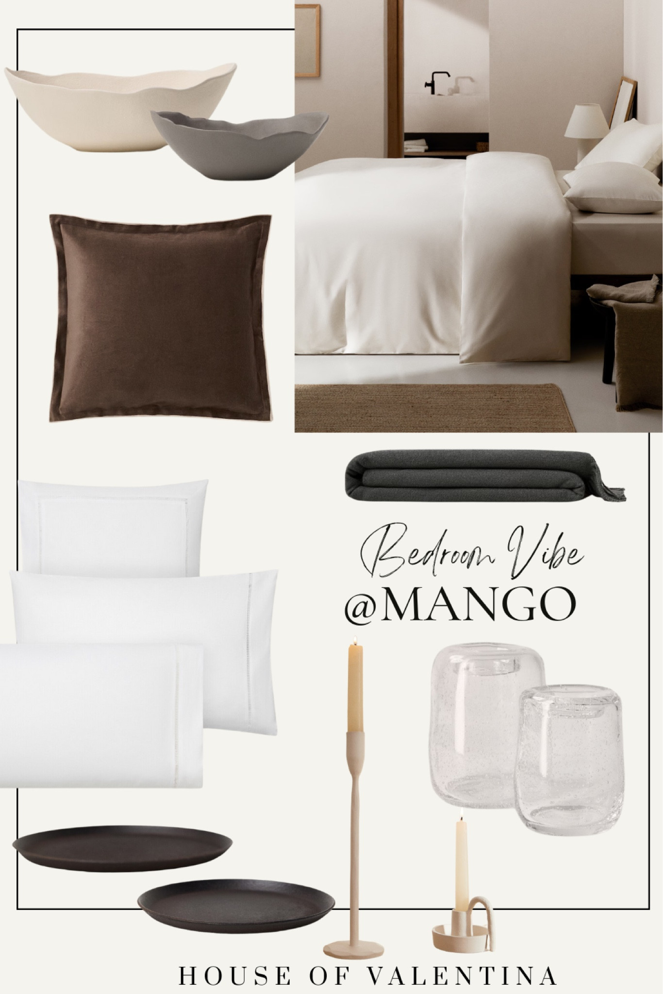 Warm, cozy, neutral vibes for the bedroom from Mango.

#LTKStyleTip #LTKSeasonal #LTKHome
