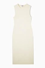 KNITTED MIDI DRESS - CREAM - COS | COS (US)