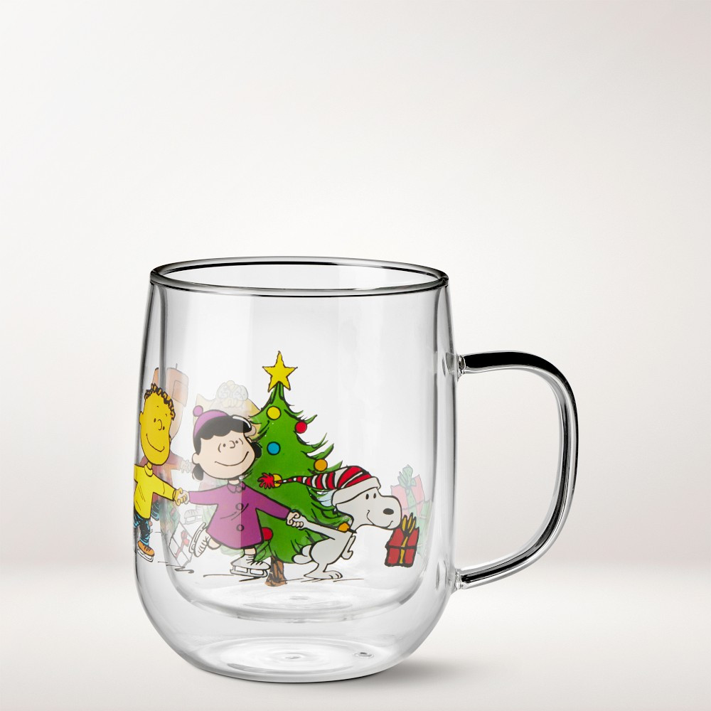 PEANUTS™ x Williams Sonoma Double-Wall Coffee Mugs | Williams-Sonoma