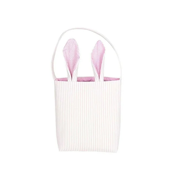 Jpgif Easter Basket Holiday Rabbit BunnyEars Printed Canvas Gift Carry Candy Bag | Walmart (US)