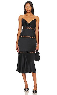 Kiki de Montparnasse Adeline Dress in Black from Revolve.com | Revolve Clothing (Global)