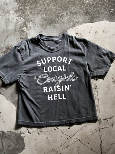 Cowgirls Boxy Tee | Slater Vintage