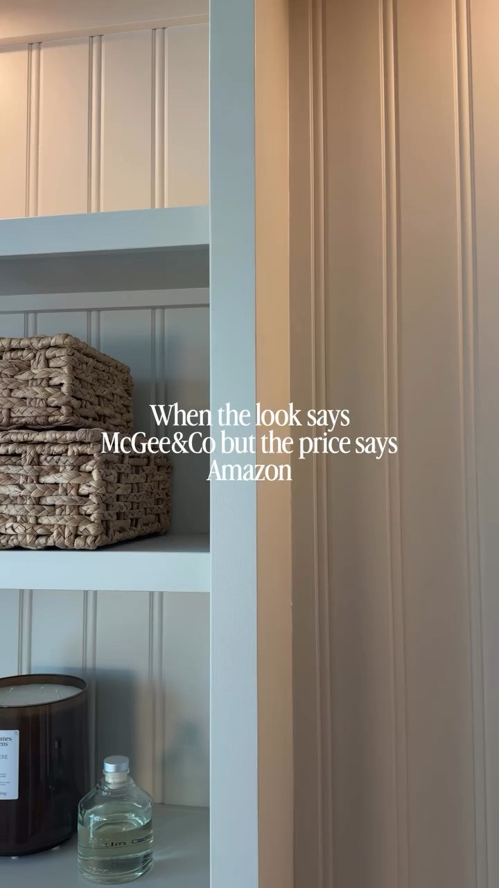 When the look says McGee&Co but the price says Amazon! Type SHOP 👇🏻and I’ll send you the link!

How beautiful are these?!? and perfect for consoles or builtins decor! On a shelf, I love to store remotes, cords, and chargers here. For a console you could use it for sorting mail, keys or any other front door things that you don’t know what to do with 🙃

As an #amazonpartner I may earn a commission when shopping through my links 

#homestyling #shelfstyling #studiomcgeestyle #interiordesign
