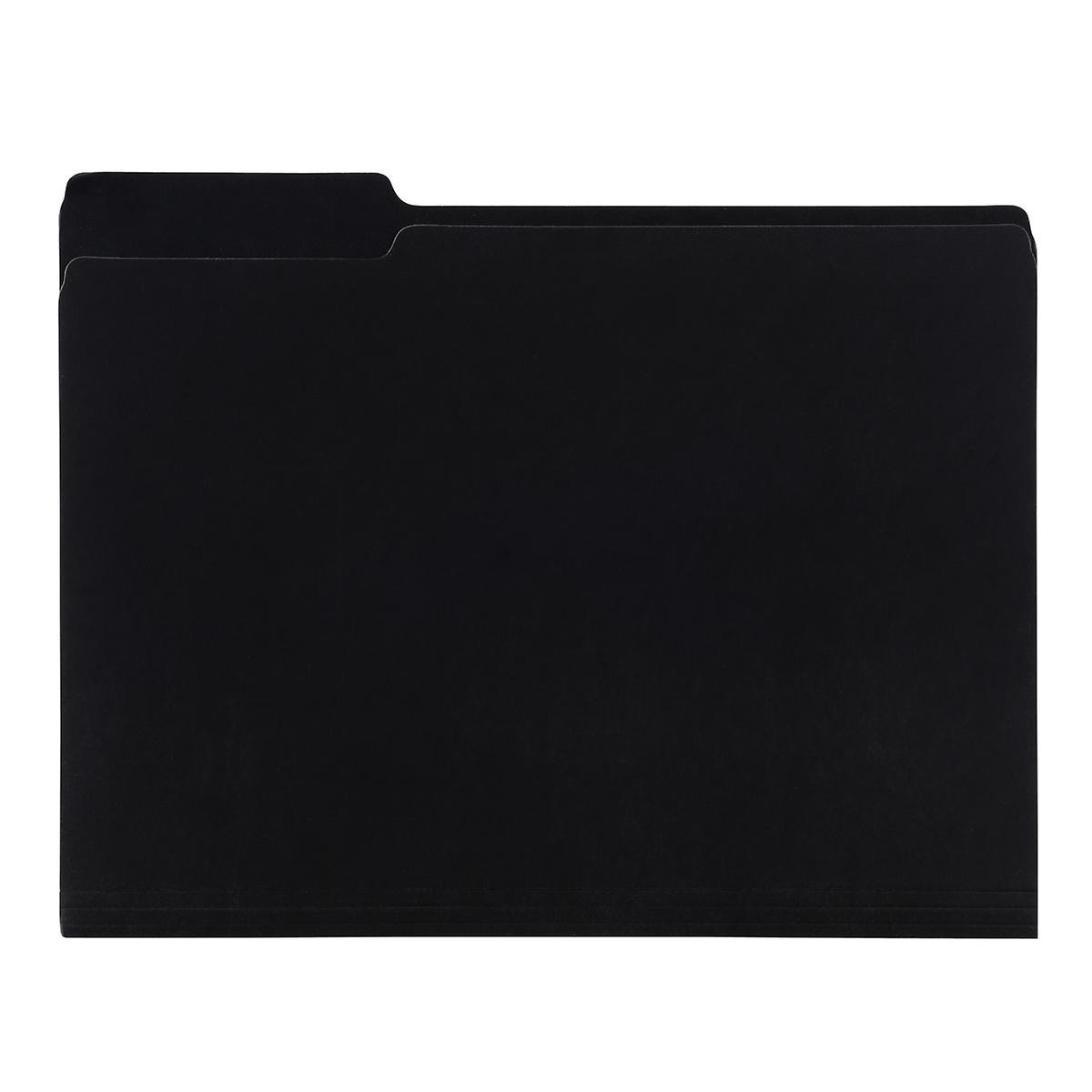 Black Letter-Size Interior File Folders | The Container Store