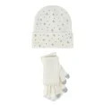 Madden NYC Women's Beanie and Winter Glove 2-Piece Set, Off-White | Walmart (US)