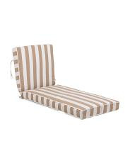 Made In Usa 24x24x48 Outdoor Cabana Striped Lounger Cushion | TJ Maxx