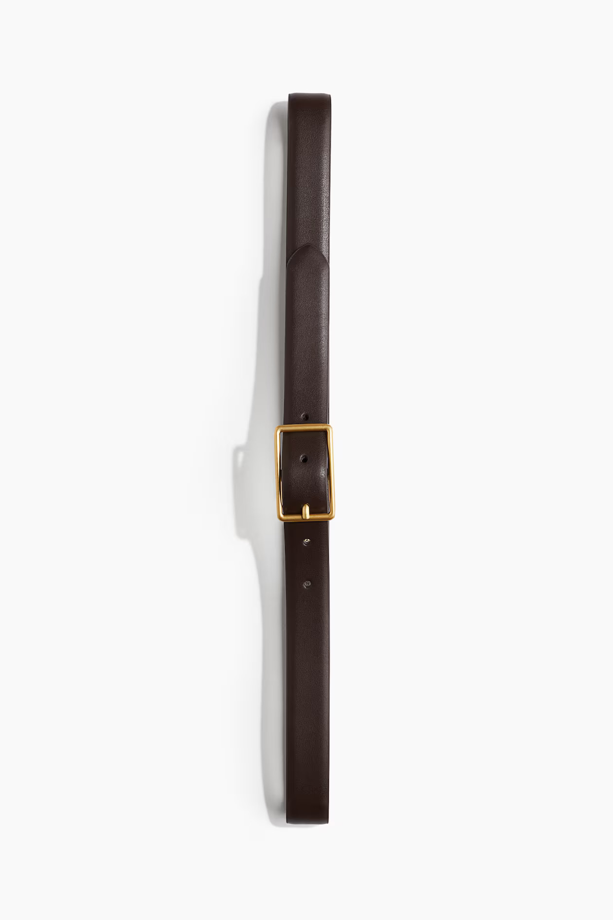 Leather belt - Dark brown - Ladies | H&M GB | H&M (UK, MY, IN, SG, PH, TW, HK)