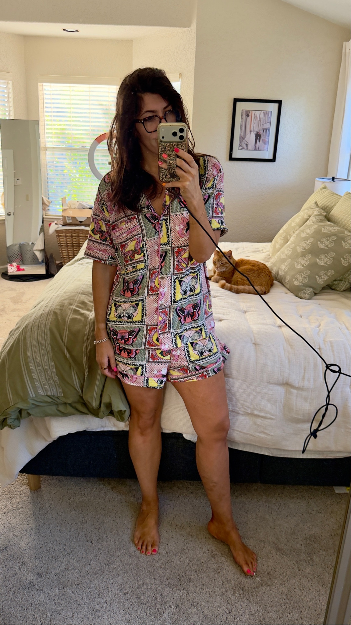 Pajamas are 20% off with my code Meghan20
In a medium 

#LTKSaleAlert #LTKMidsize #LTKTall