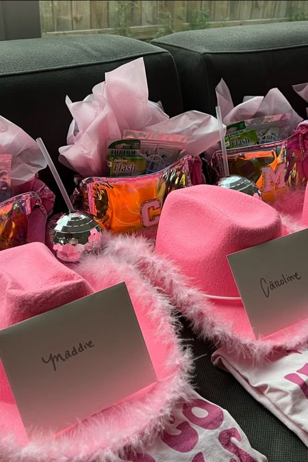 disco cowgirl bachelorette party goodie bags | gifts for the bridesmaids 

#LTKwedding