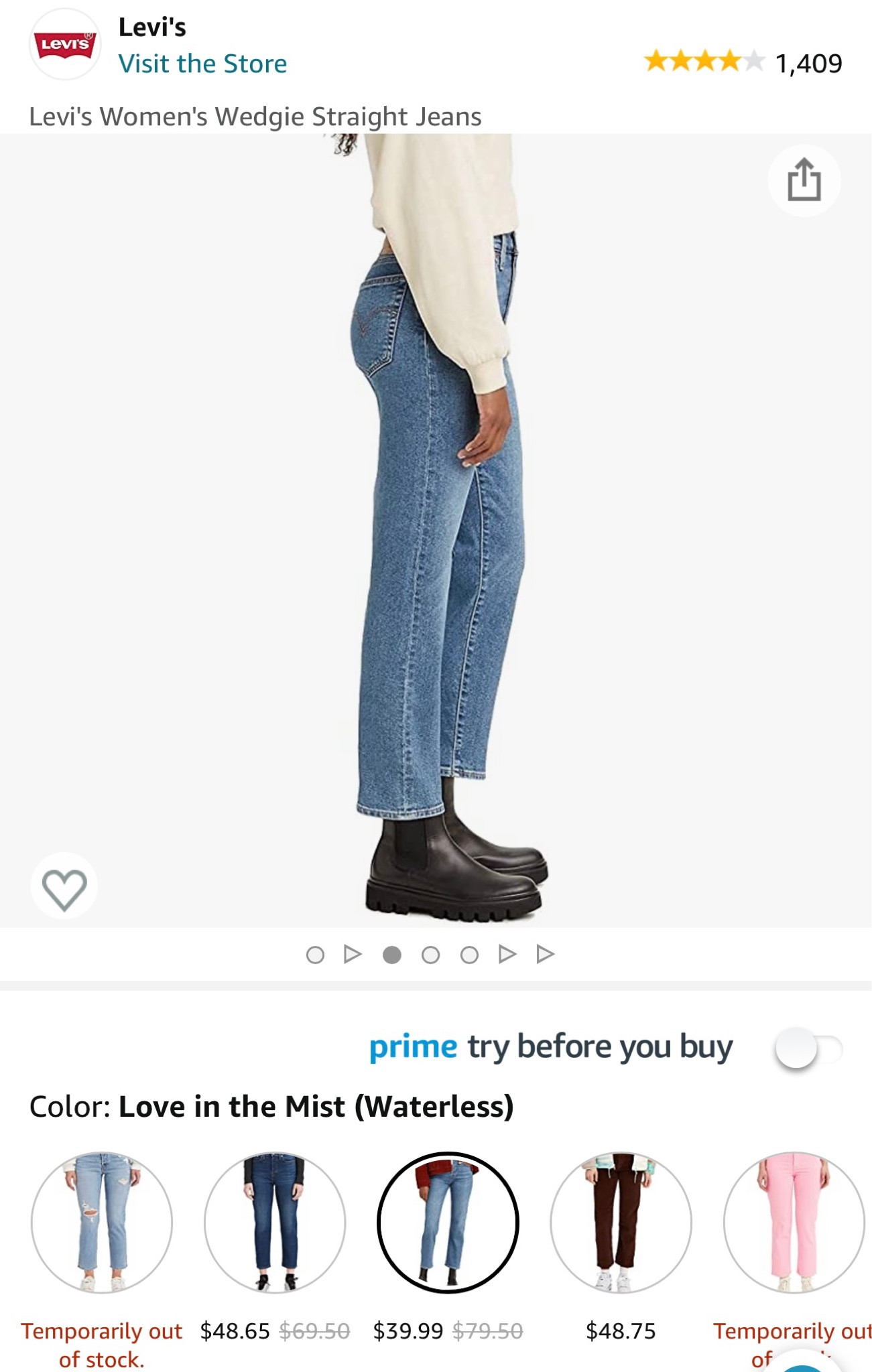 50% these LEVI jeans on Amazon today  - you need for your fall boots 🍁🍂

#LTKSale #LTKSeasonal