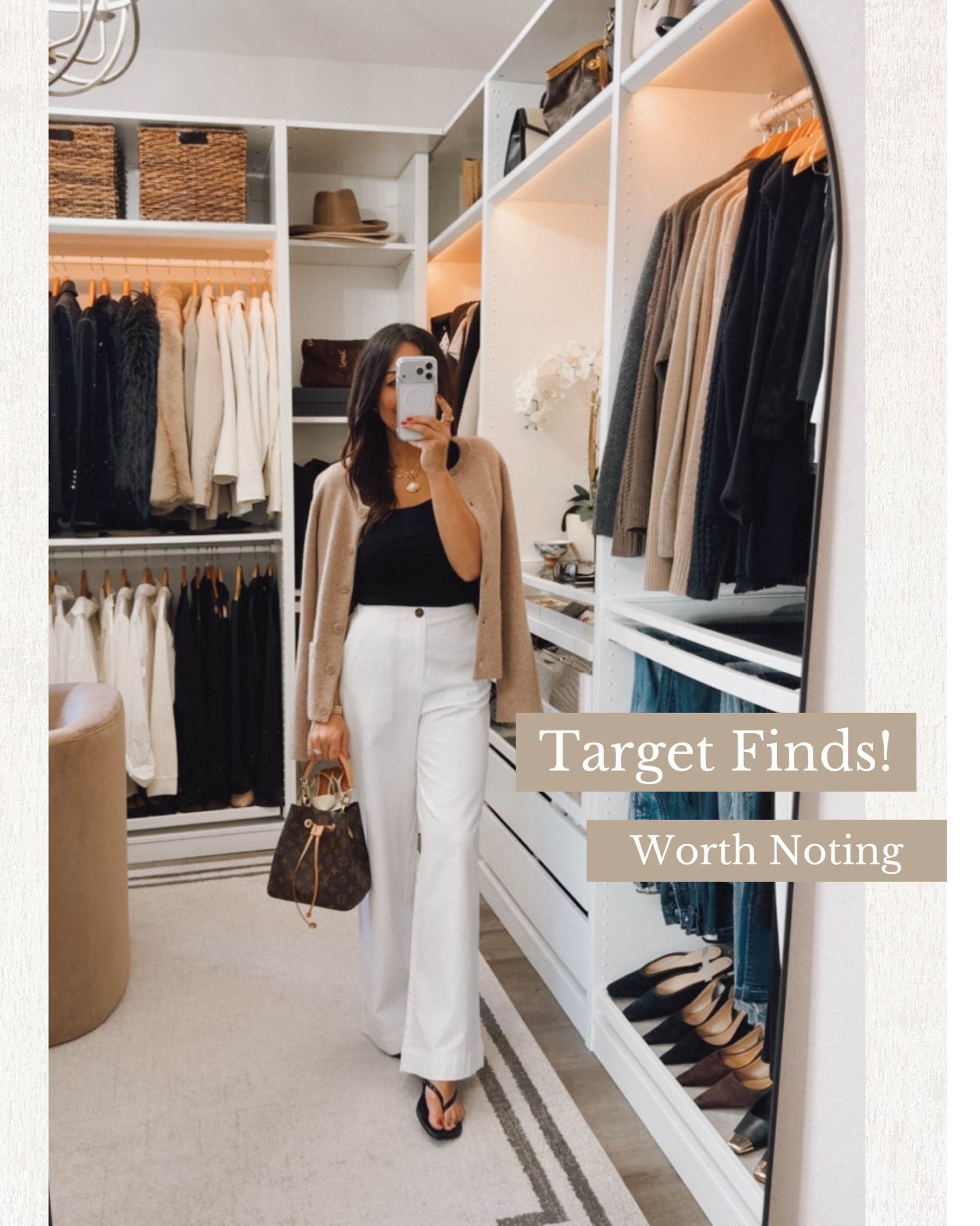 Target finds! 
Wearing a 2 in the pants and shorts. I’m a true 26 in denim. Xs in the black tank. Everything else I’m wearing a small
Shoes and accessories not Target but linked ⭐️