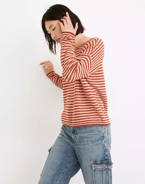 Seagrove Pullover Sweater in Stripe | Madewell