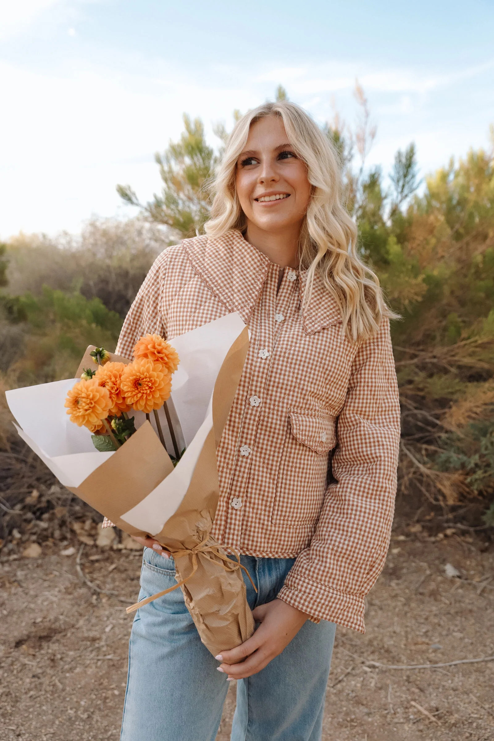 Cecilia Gingham Jacket | Shop Fruitful Co.