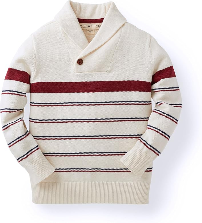 Hope & Henry Boys' Long Sleeve Shawl Collar Sweater | Amazon (US)