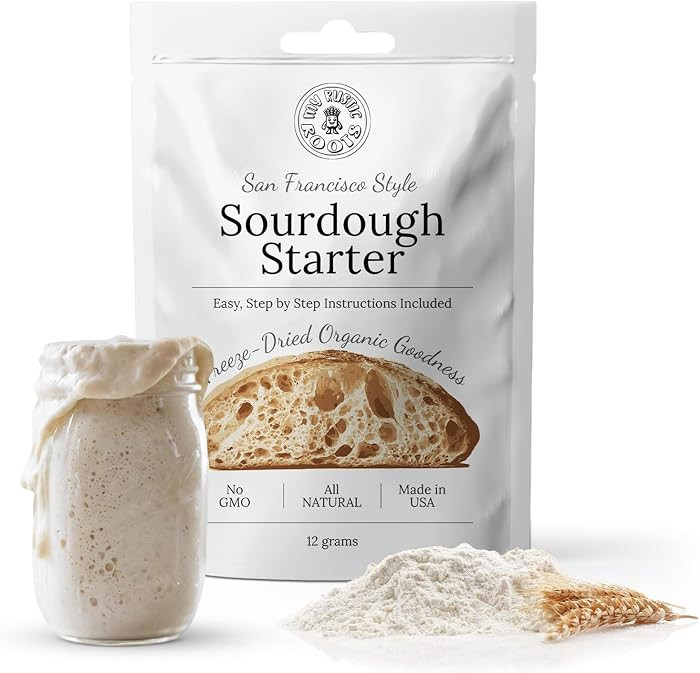My Rustic Roots Organic San Francisco Sourdough Starter Culture, 12g | Amazon (US)