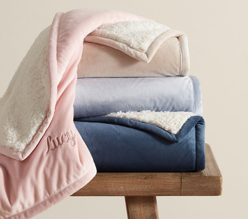 Sherpa Baby Blanket | Pottery Barn Kids