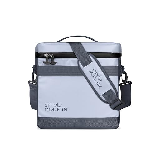 Simple Modern Day Cooler for 12 Cans | Soft Cooler Bag Insulated Ice Chest with Carrying Strap & Handle | Lunch Box for Travel, Camping, Work, Beach, Picnic, Game Day | 11 Liter | Periwinkle | Amazon (US)