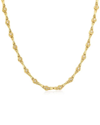 The Coquille Tennis Necklace | Luv Aj Inc.
