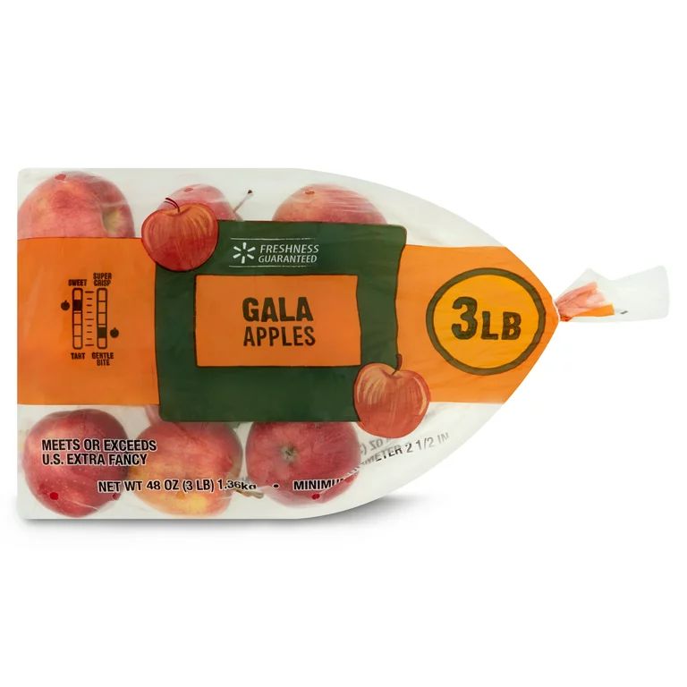 Freshness Guaranteed Gala Apples, 3 lb Bag | Walmart (US)