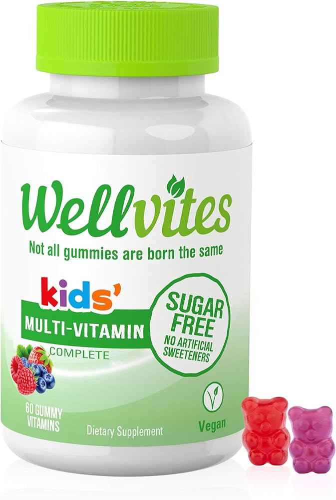 Kids Multivitamin Gummies - Sugar Free, Vegan, Non-GMO – Vitamins for Kids - Vitamin A, D, B6, ... | Amazon (US)