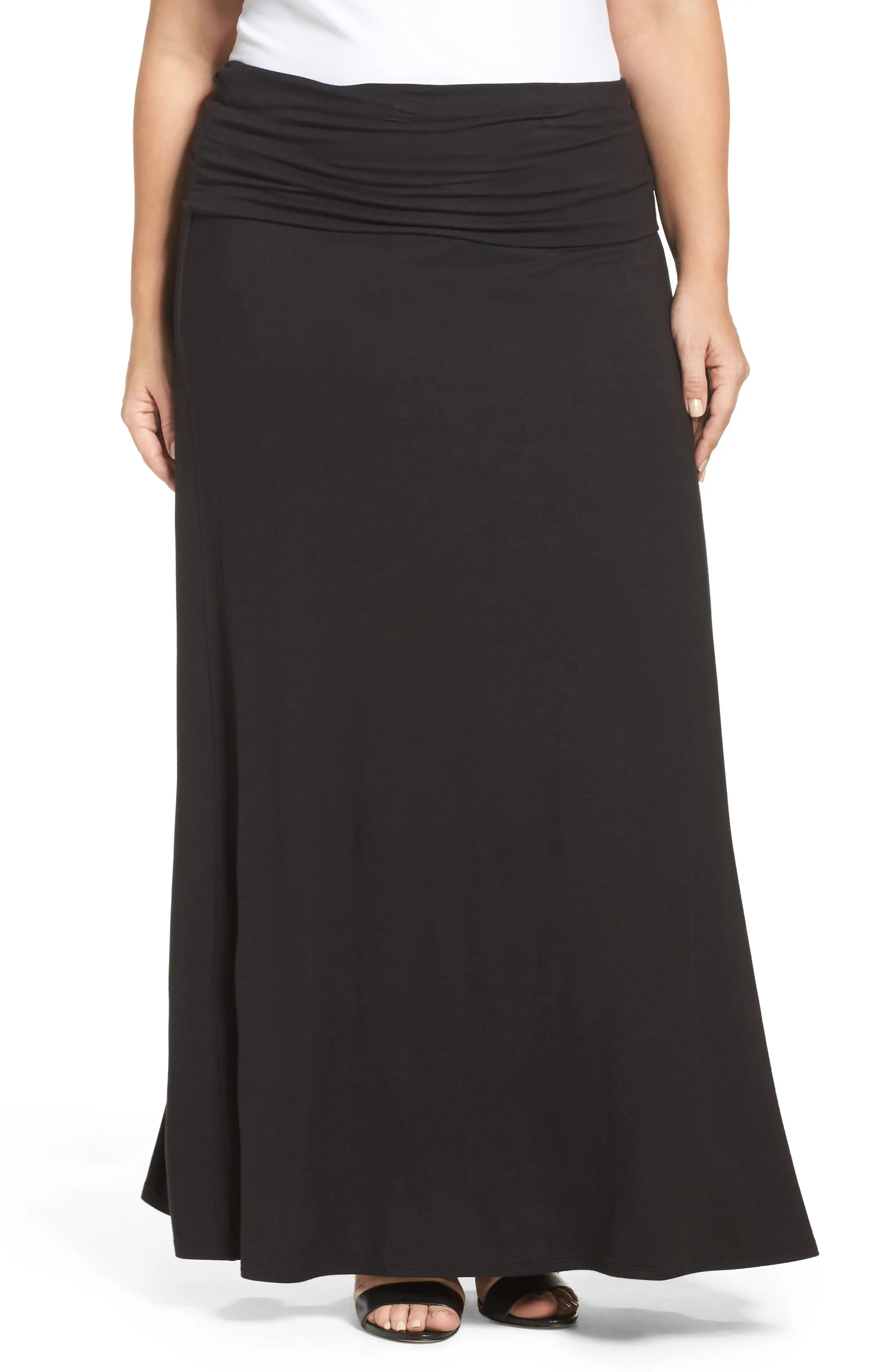 Loveappella Fold Over Maxi Skirt (Women) | Nordstrom | Nordstrom