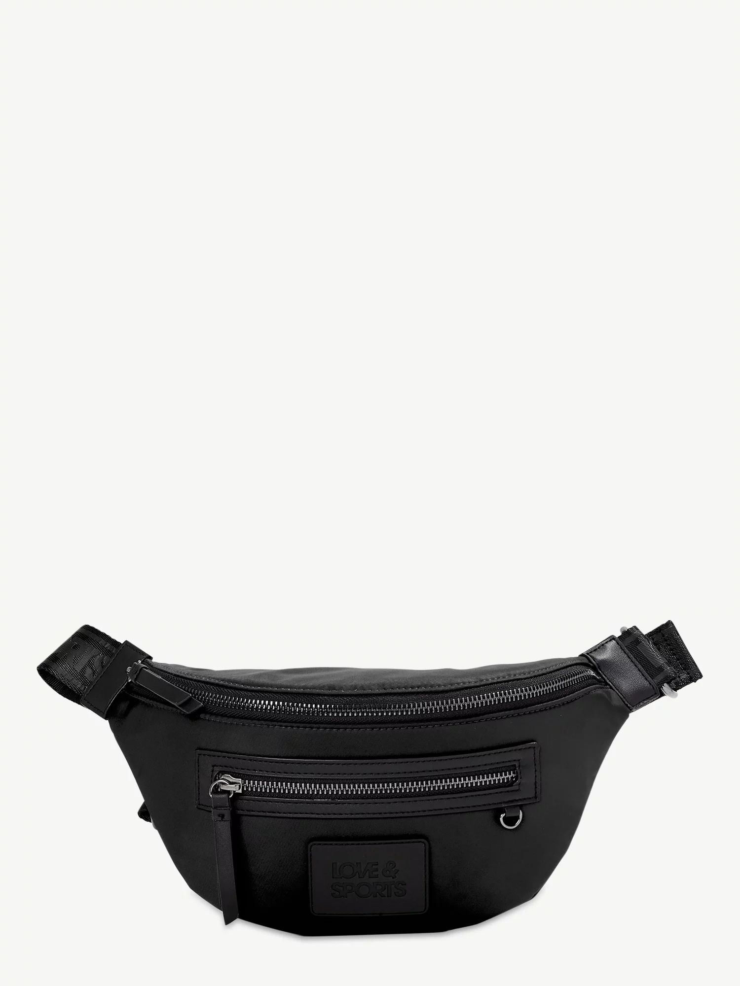 Love & Sports Women's Sophia Belt Bag Fanny Pack Black | Walmart (US)