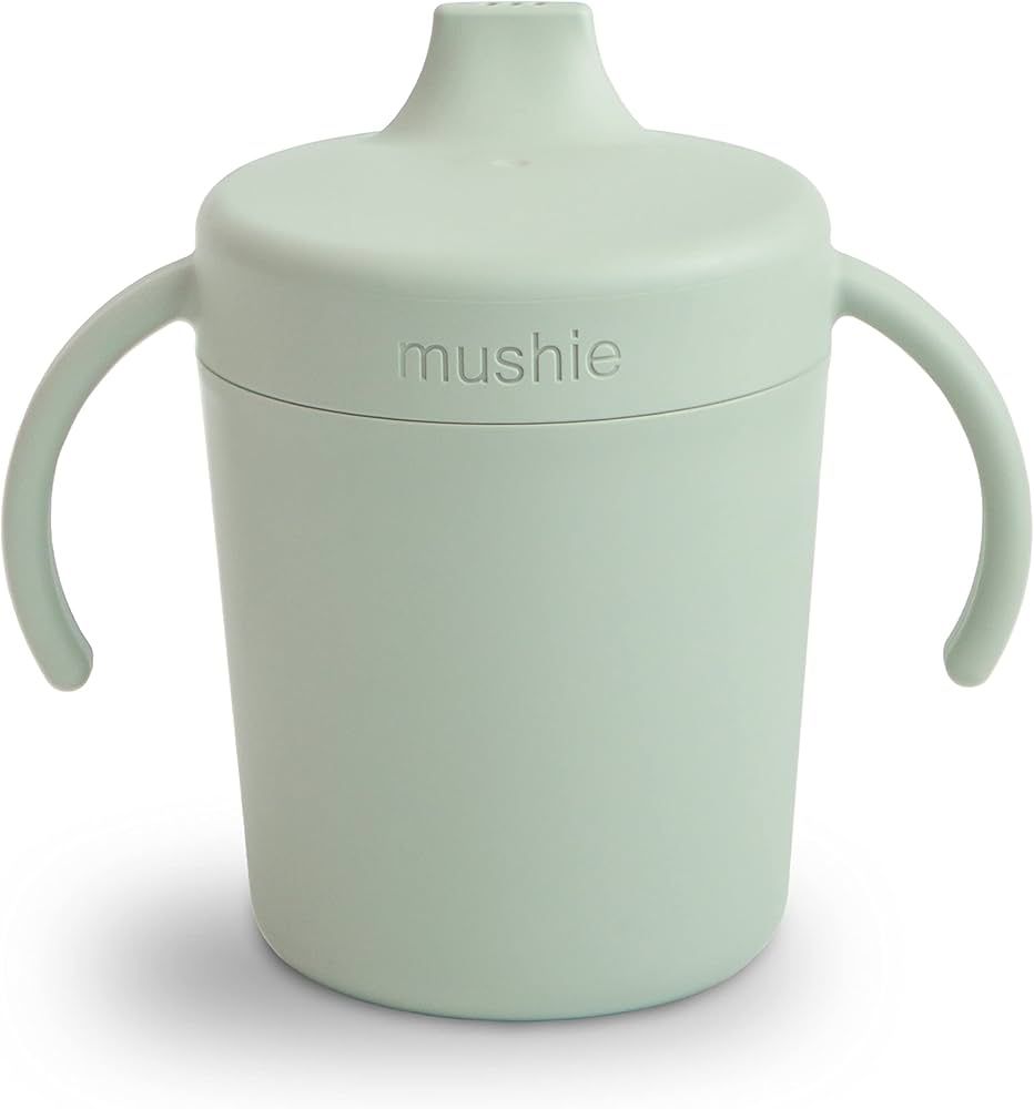 mushie Trainer Sippy Cup | Made in Denmark | Leak Resistant Twist-Off Lid & Handles | 6 Months + ... | Amazon (US)