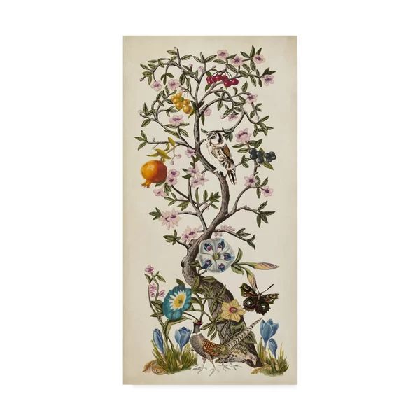 'Chinoiserie Natura I' Acrylic Painting Print on Wrapped Canvas | Wayfair North America