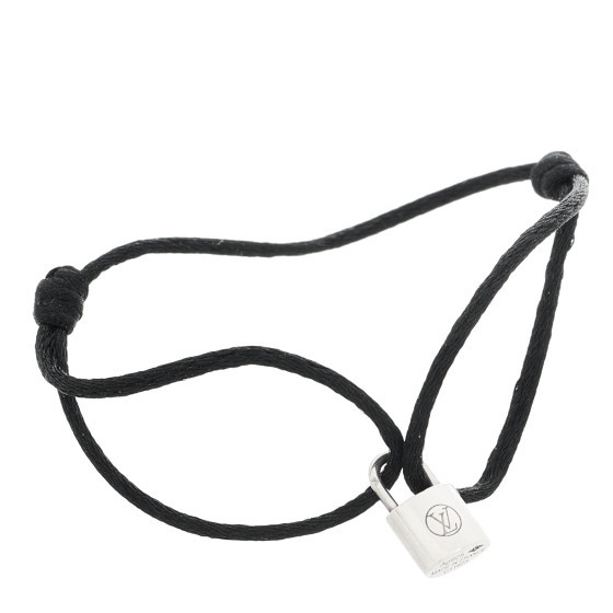 Sterling Silver Lockit Bracelet Black | FASHIONPHILE (US)