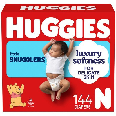 Huggies Little Snugglers Gentle Protection Diapers - Newborn - 144ct | Target