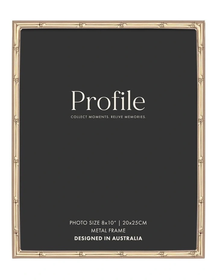 Bamboo 8x10 Photo Frame in Rose Gold | Myer