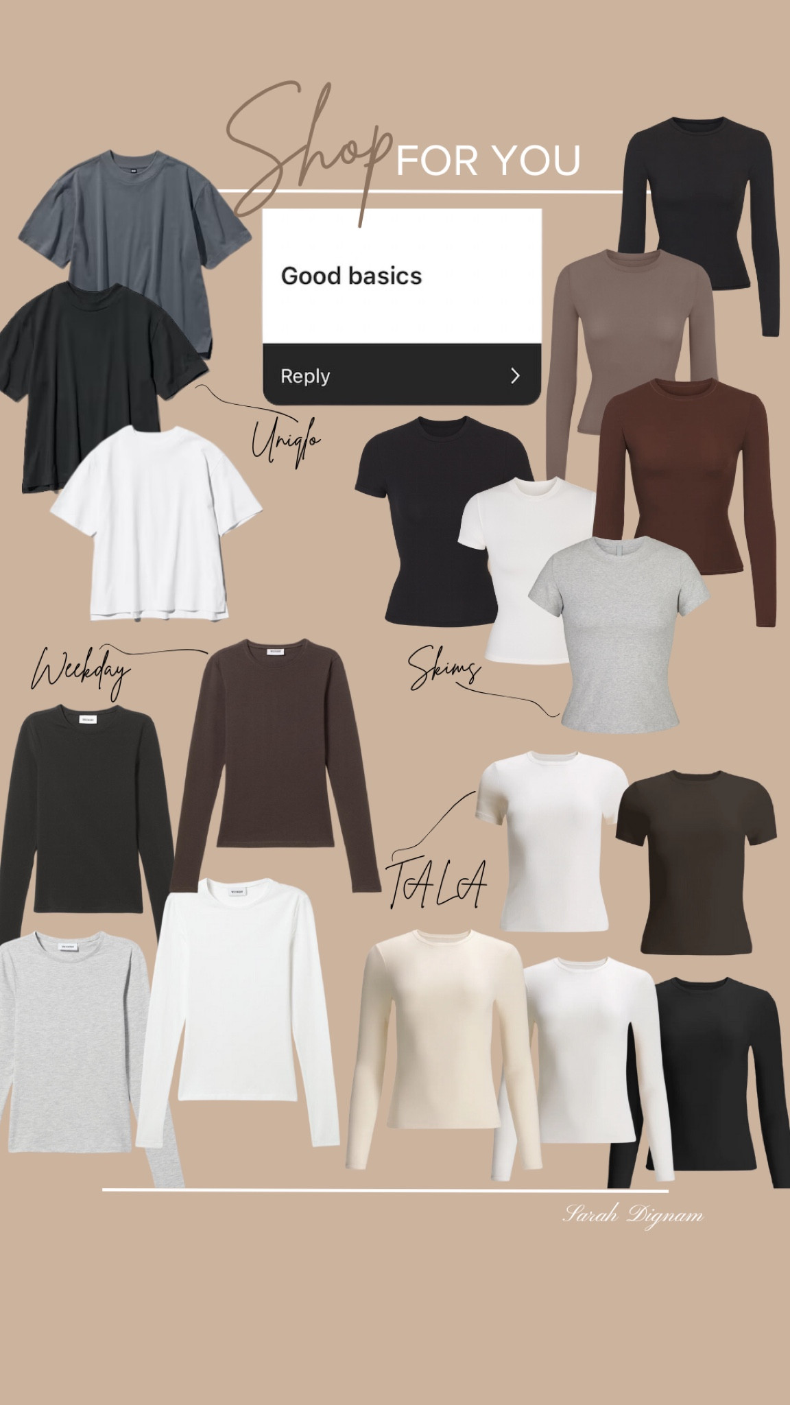 Good basics are keeeeeey 🔑 my favourites are skims, Uniqlo, weekday and TALA. 🤍 

#LTKuk #LTKstyletip #LTKeurope