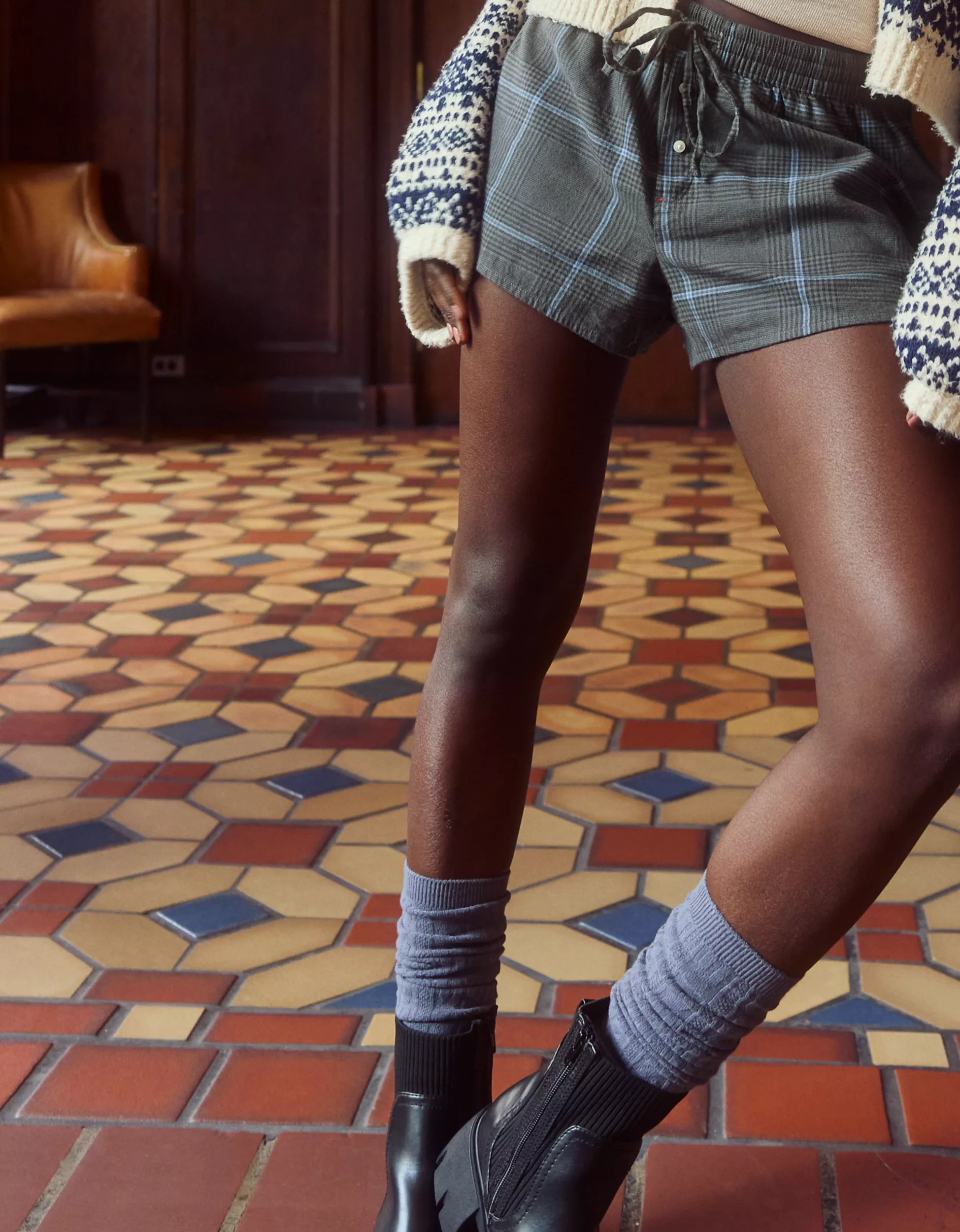 Aerie Off-Duty Flannel Boxer | Aerie