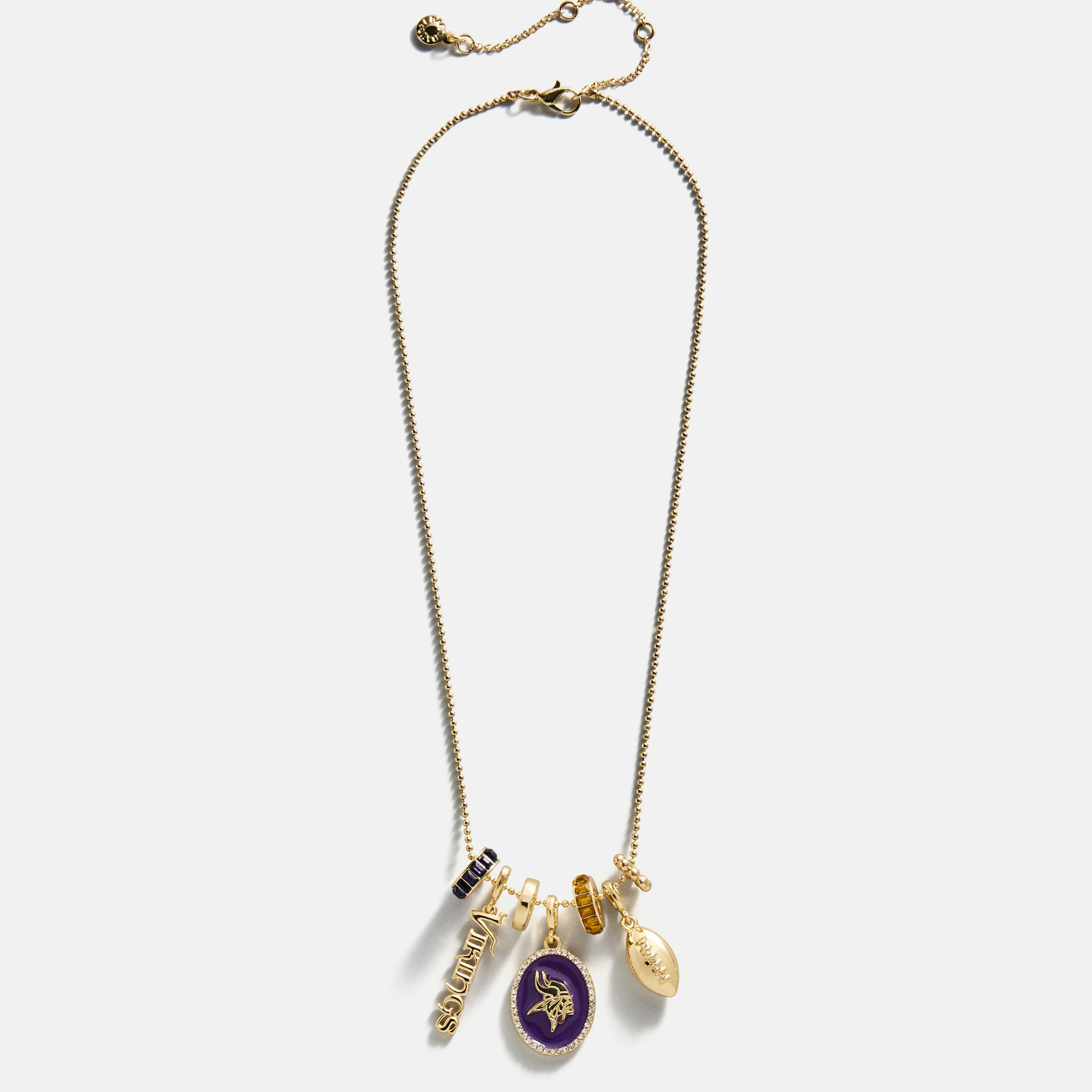 NFL Cluster Charm Necklace - Minnesota Vikings | BaubleBar