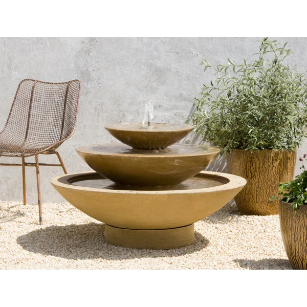Cascade Hand Crafted Weather Resistant Floor Fountain | Wayfair North America